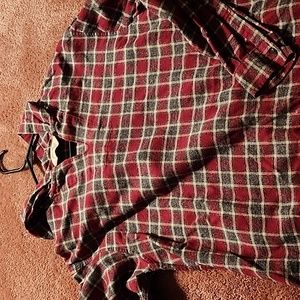 Flannel hoodie